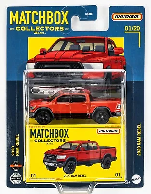 2022 Matchbox Collectors #01 2020 Ram Rebel FLAME RED | FSC • $6.99