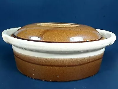 La Bourguignonne Terrine Dutch Oven With Lid Brown Stoneware Made In France    • $46.99