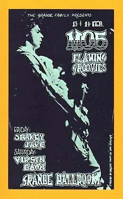 Grande Ballroom / 02-13-70 / MC5 / Wayne Kramer / Original / Scarce / Near Mint • $80