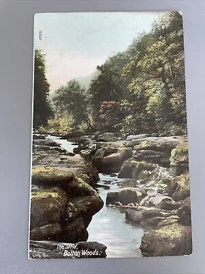 £0.50 • Buy Vintage Postcard, The Strid, Bolton Woods. Stamped 1906