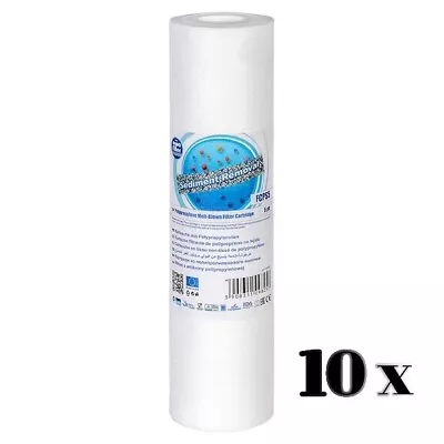 10pk X 5 Micron Aquafilter Sediment Cartridge Water Filter Size 10  - LIFF NSW5 • £10.86