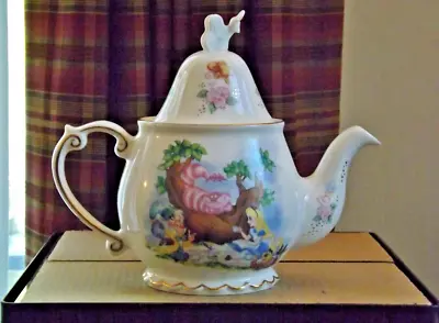 Disney Parks Alice In Wonderland Teapot Mad Hatter Cheshire Cat EXC • $35