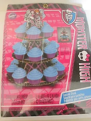 WILTON MONSTER HIGH Cupcake & Treat Stand  Sealed In Package  Doll Party • $7.99