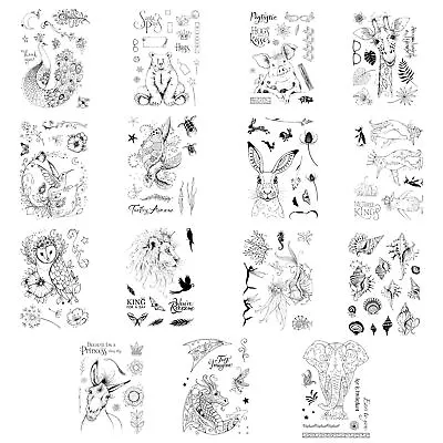 Mermaid Nature Animal Silicone Clear Stamps Stencil For Diy Scrapbooking Cards • $6.92
