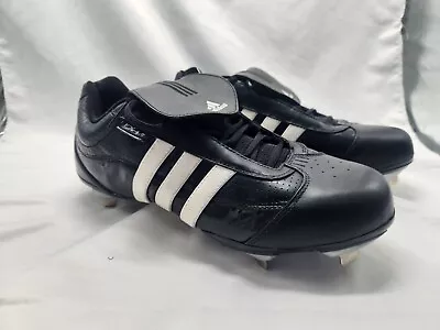 Adidas Excelsior Women's Softball Baseball Shoes Metal Cleats Black Size 10 • $23.74