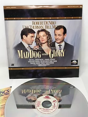 Mad Dog And Glory LetterBox LaserDisc Robert DeNiro Uma Thurman Bill Murray • $4.76