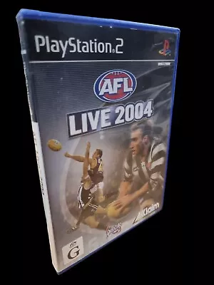 AFL LIVE 2004 - Sony PlayStation 2 Ps2 Game Without Manual PAL  GC! FAST! FREE • $10.99