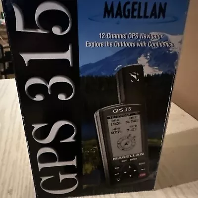 Magellan GPS 315 12 Channel GPS Navigator W/ Box & Manuals Tested & Works • $39.98