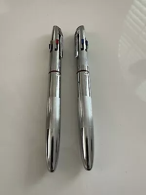 VINTAGE 2 X Walker Colour 6-color Ball Point Pens Italy *NEW OLD STOCK • $20
