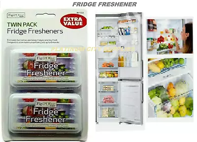 £3.19 • Buy Fridge Freshener Deodoriser Air Fresh Kitchen Smell Odour Refrigerator Clean