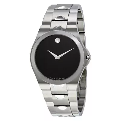 New Movado Luno Mens Stainless Steel Watch- Srp $1195 0606556 • $289