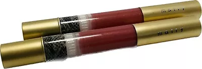 2 Mally High Shine Lip Gloss Liquid Lipstick Pen Raspberry 0.12 Oz • $5.39