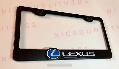 3D Lexus F Sport Stainless Steel Black Finished License Plate Frame • $16.50