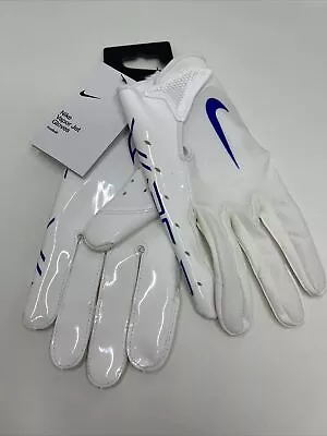 Nike Vapor Jet Football Gloves Mens 2XL White/Game Royal XXL • $24