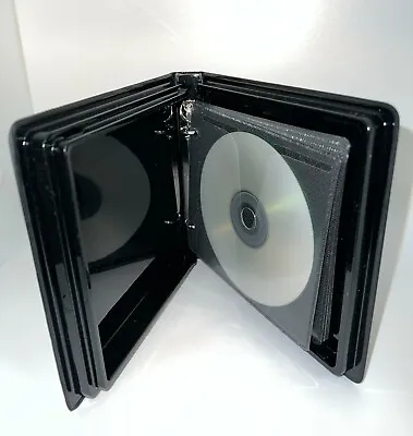 2 PCS 12-CD DVD 2-Ring Binder Album Case With Sleeves Black  90147&SF006BLK • $10.99