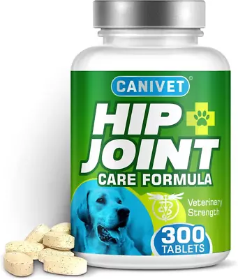 Dog Joint Care Supplements | 300 Tablets | With Green Lipped Mussel Glucosamine • £48.34