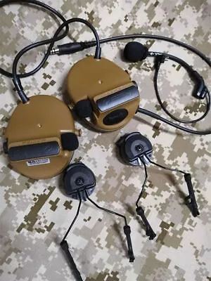 $100.29 • Buy Comtac-III C3 Tactical Headset TCA Peltor Helmet Ver. Noise Reduction Headphone 
