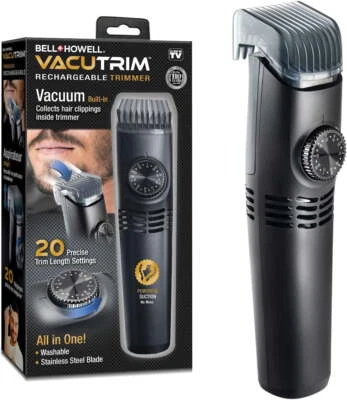 $39.99 • Buy Vacuum Hair Trimmer Rechargeable Shaving Cordless Hair Clipper As Shown On TV