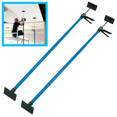 2x Adjustable Drywall Plasterboard Builder Ceiling Support Easy Props 115–290cm • £41.65