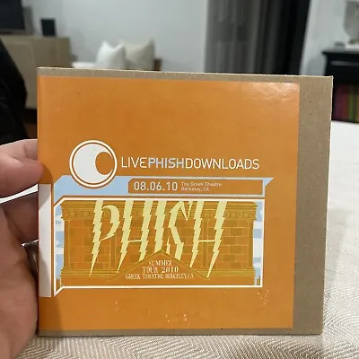 PHISH - LIVE 08.06.10 The Greek Theater Berkeley CA 3-CD JEMP Rare & OOP! • $29.90