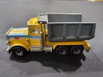 Matchbox Peterbilt Dump Truck Pace 1981 Yellow • $7.27