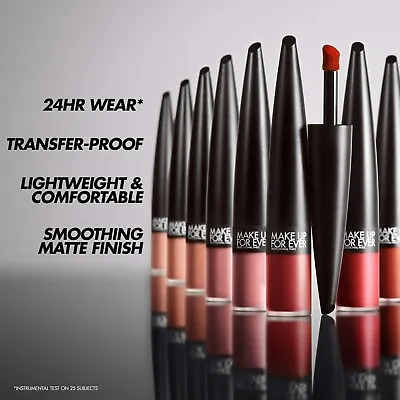 MAKE UP FOR EVER ROUGE ARTIST FOREVER MATTE ~Choose Your Shade~ (NWOB) • $19.99