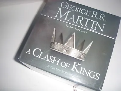A Clash Of Kings 30 CD Audio Book Box Set. G.R.R. Martin. Read By Roy Dotrice. • £16.99