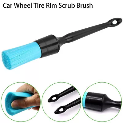 Car Detailing Brush Detail Brush For Dashboard Rims Wheel Lug Nuts Engine Bay❂ • $12.80