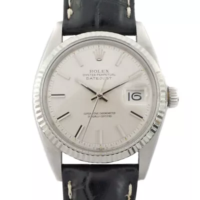 ROLEX 1601/4 Datejust Silver #KN407 • $3277.23