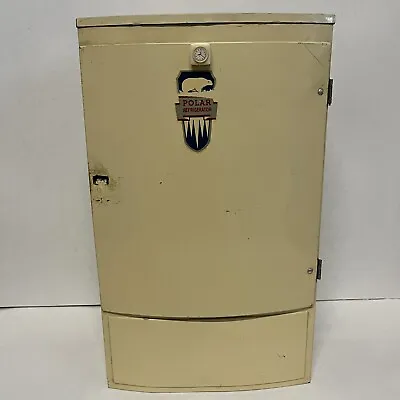 Vtg Tin Litho Wolverine Toy Polar Refrigerator Ice Box ICE TRAY Pie Tin Clock • $32