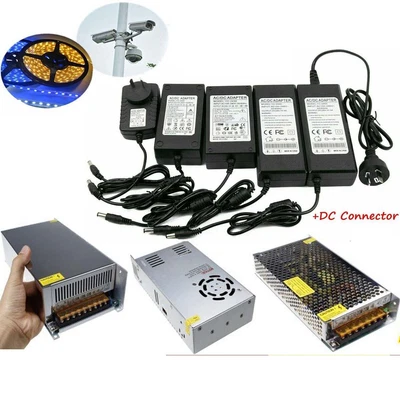 $3.60 • Buy Power Supply Adapter AC/DC 5V 12V 2A 3A 5A 8A Transformer For LED Light Routers