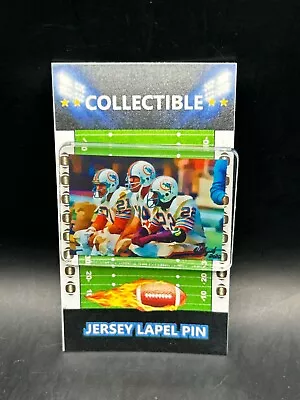 Miami Dolphins Lapel Pin-Classic ARTWORK Collectible- UNDEFEATED -1972----17-0! • $12.35