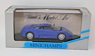 Minichamps Bugatti Eb 110 Blue 1:43 430 102110 • $45