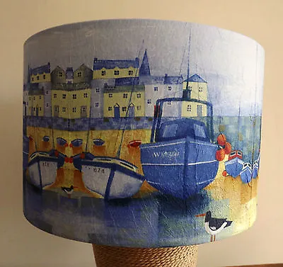 Harbour Boats Lamp Shadelampshade Seaside Shabby Chic Boat  Blue  Free Gift • £21.99