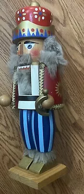 Steinbach West Germany King Nutcracker Christmas Decoration 15” Missing Sword • $11