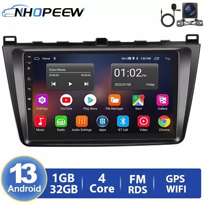 32G Android 13 Car Stereo Radio GPS NAV SAT Head Unit For Mazda 6 Ⅱ GH 2007-2012 • $159.99