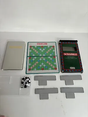 SCRABBLE POCKET EDITION WITH MAGNETIC TILES BY SPEARS 1991 Complete RARE • £20