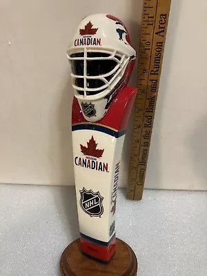 MOLSON CANADIAN NHL GOALIE HOCKEY PLAYER Draft Beer Tap Handle. MOLSON/COORS • $88