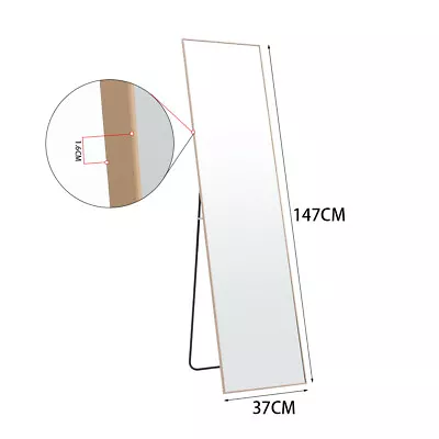 Full Length Wall Mirror Free Stand/Tilting Bathroom Bedroom Dressing Mirrors UK • £35.95