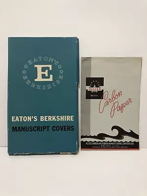 Vintage Eaton’s Berkshire Manuscript Covers/Allied Carbon Paper • $24.99