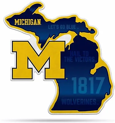 Michigan Wolverines Pennant State Shape 18 Inch Soft Felt University Of • $15.79