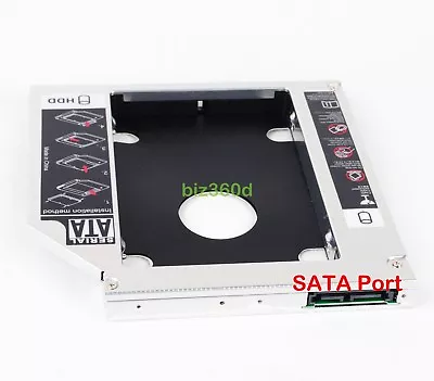 New SATA 2nd HDD HD SSD Hard Drive Caddy Adapter Bay For Lenovo B570 B580 B590 • $10.56