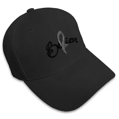 Baseball Cap Brain Cancer Ribbon Embroidery Dad Hats For Men & Women 1 Size • $19.99