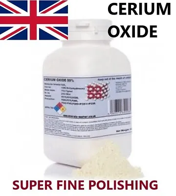 Cerium Oxide Scratch Remover Windscreen Glass Polishing Jewellery Polish Free Pp • £119.97