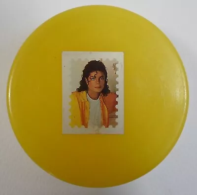 Greek Vtg Plastic Folding Cup Glass Water Kindergarten Michael Jackson Sticker • $3.99