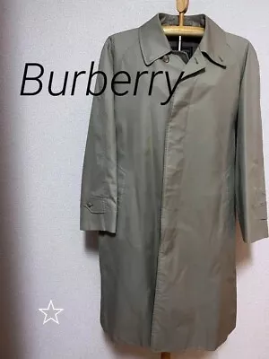 Vintage! Burberry Trench Coat Size L Color Kahaki Free Shipping From JAPAN!!!!!! • $147