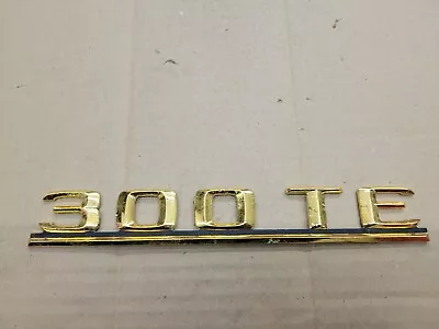 Mercedes OEM 1986-1994 300 TE 300TE W124 New NOS Gold Rear Tailgate Emblem Badge • $39.99