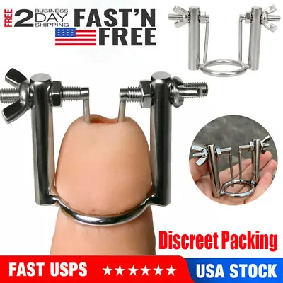 Male Stainless Steel Adjustable Sounding Urethral Dilator Stretching Penis Plug  • $12.89