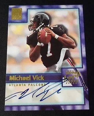 Michael Vick Auto Rc 2001 Topps Reserve Rookie Signed On Card Autograph (W/Holo) • $99.99
