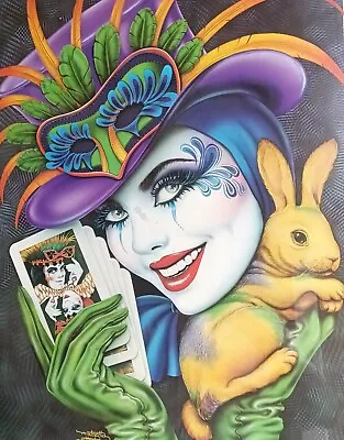 Andrea Mistretta 1989 Mardi Gras  Magic  Poster (24 X36 ) • $350